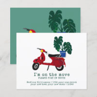 Budget Cute Moving Announcement | New Address