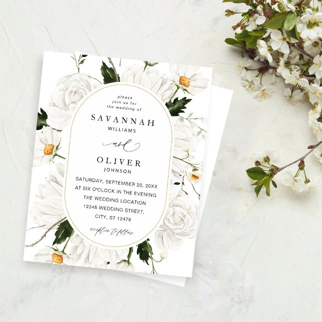 Budget Daisy White Floral Wedding V3 (Creator Uploaded)