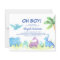 BUDGET Dinosaur Oh Boy Baby Shower Invitation