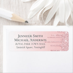 BUDGET Dripping Pink Glitter Wedding