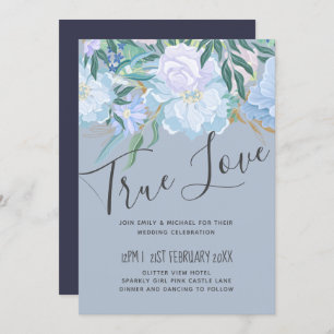 Budget DUSTY BLUE Foliage Wedding