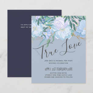 Budget DUSTY BLUE Foliage Wedding