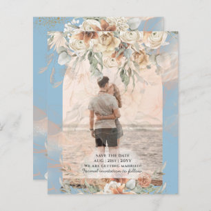 BUDGET Dusty Blue Pampas Grass Wedding