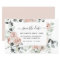 Budget Dusty Pink Floral Save the Date  Invitation