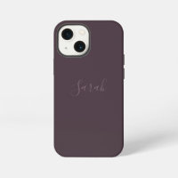 Budget Dusty Plum with Name