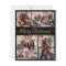 Budget Elegant Black Gold 5 Photo Christmas Card