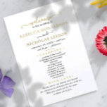 Budget Elegant Calligraphy Wedding Program<br><div class="desc">itinerary weddings,  ceremony programs,  wedding programs,  wedding vow renewal program templates,  example of wedding program,  wedding program template</div>