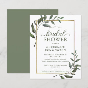 Budget Elegant Eucalyptus Bridal Shower