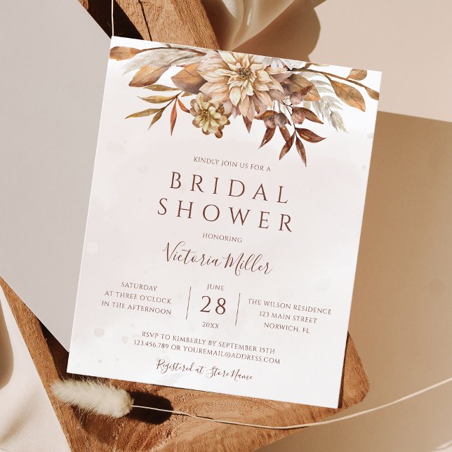 Budget Elegant Fall Modern Bridal Shower (Creator Uploaded)