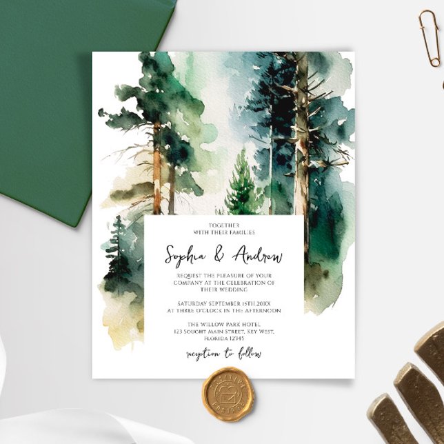 Budget Elegant Forest Wedding (Creator Uploaded)