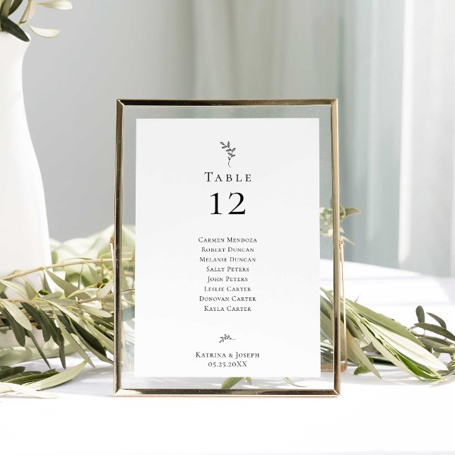 Budget Elegant Minimal Wedding Seating  (Creator Uploaded)