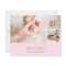 Budget Elegant Photo Collage Birth Announcement