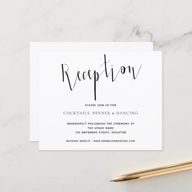 Budget Elegant Reception Details Wedding Enclosure (Front/Back In Situ)