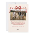 Budget Elegant Red Bow Christmas Four Photo