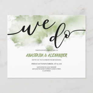 Budget/Elegant wedding invitation. Invitation Flyer