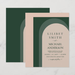 BUDGET Emerald Green Bold Wedding