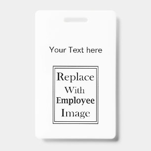 Budget Employee Name Badges Template ID Badge