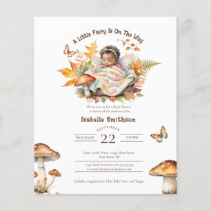 Budget Enchanted Autumn Woodland Baby Shower 
