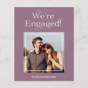 Budget Engagement Announcement Save The Date Photo