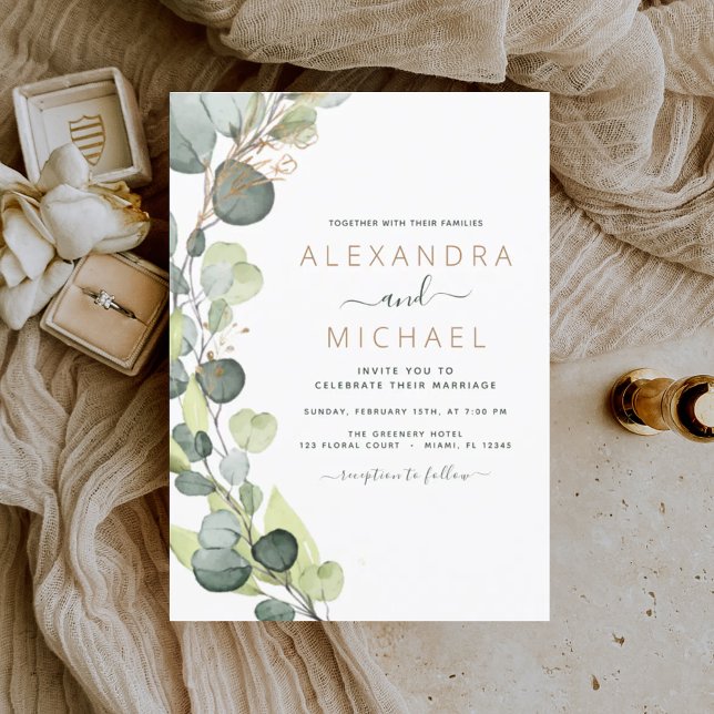 Budget Eucalyptus Botanical Greenery Wedding (Creator Uploaded)