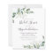 Budget Eucalyptus Bridal Shower Invitation