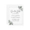 Budget Eucalyptus Calligraphy Simple Save the Date