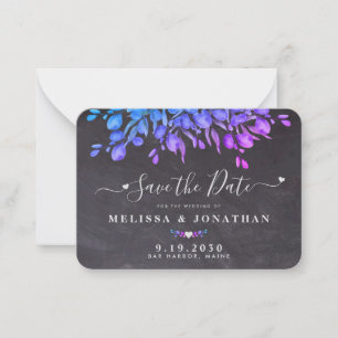 Budget Eucalyptus Foliage Wedding Save The Date Card