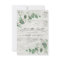 budget eucalyptus foliage white wood Save The Date