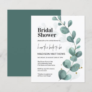 Budget Eucalyptus Greenery Botanical Bridal Shower