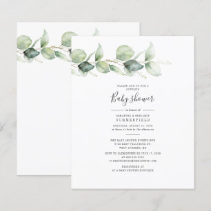 Budget Eucalyptus Greenery Couples Baby Shower