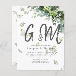 BUDGET Eucalyptus Greenery Leaf Botanical Wedding