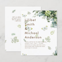 BUDGET Eucalyptus Greenery Leaf Botanical Wedding