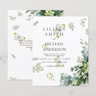 BUDGET Eucalyptus Greenery Leaf Botanical Wedding