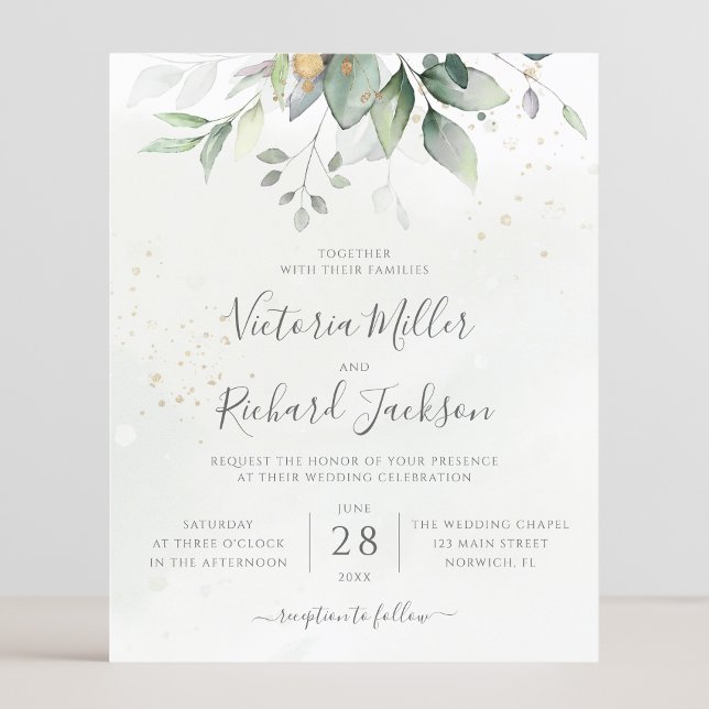 Budget Eucalyptus Greenery Leaves Elegant Wedding (Creator Uploaded)