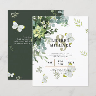 BUDGET Eucalyptus Greenery Leaves Emerald Wedding