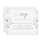 Budget Eucalyptus Greenery RSVP Card