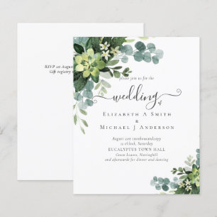 BUDGET Eucalyptus Greenery Wedding