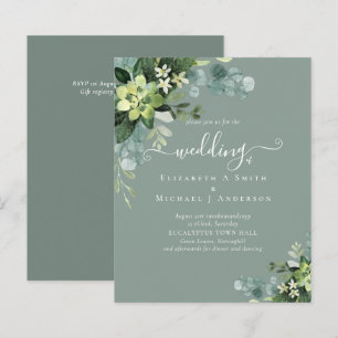 BUDGET Eucalyptus greenery Wedding