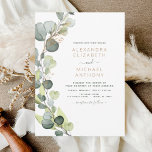 Budget Eucalyptus Greenery Wedding Invitations<br><div class="desc">Get ready to set the tone for your upcoming wedding with our beautiful and budget-friendly eucalyptus wedding invitations. These invitations feature a stunning eucalyptus design, bringing a touch of nature to your special day. With a budget-friendly price point, you can have the perfect invitation without breaking the bank. Our easy...</div>