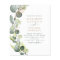 Budget Eucalyptus Greenery Wedding Invitations