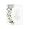 Budget Eucalyptus Greenery Wedding Invitations