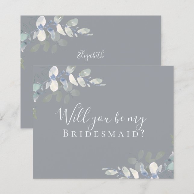BUDGET Eucalyptus Maid of Honour Proposal (Front/Back)