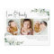 Budget Eucalyptus Photo Baby Thank You Card