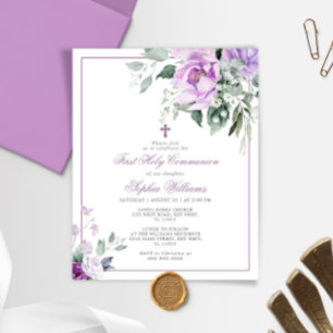 Budget Eucalyptus Violet First Holy Communion