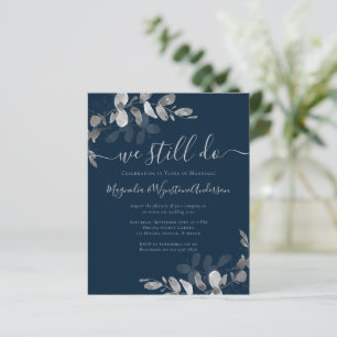 Budget Eucalyptus Vow Renewal Invitation
