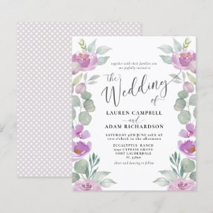 Budget Eucalyptus Watercolor Pink Wedding