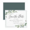 BUDGET Eucalyptus Watercolor Wedding Save The Date