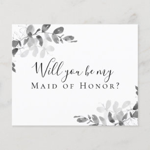 BUDGET Eucalyptus Will You be My Maid of Honour?