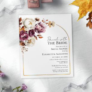 Budget Fall Brunch with the Bride Invitations