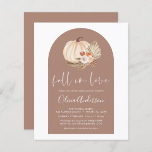 Budget Fall in Love Bridal Shower Terracotta